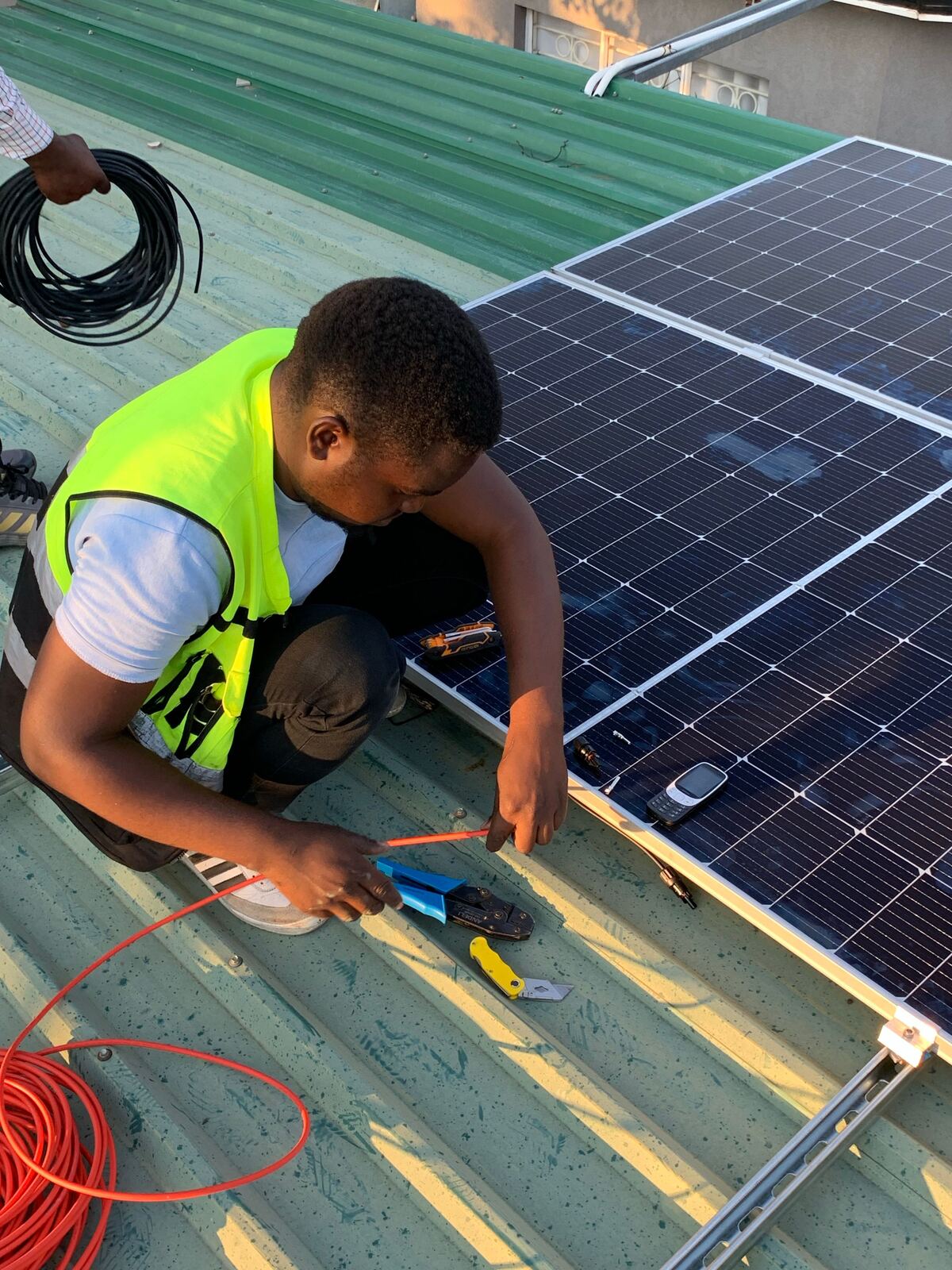 Solar wiring & commissioning